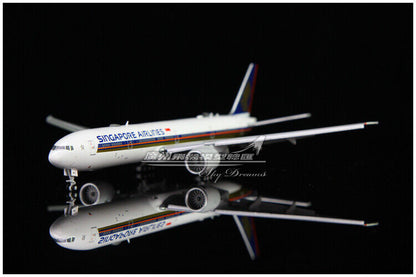 1:400 JC Wings SINGAPORE AIRLINES BOEING 777-300 Plane Flap Down Diecast Model