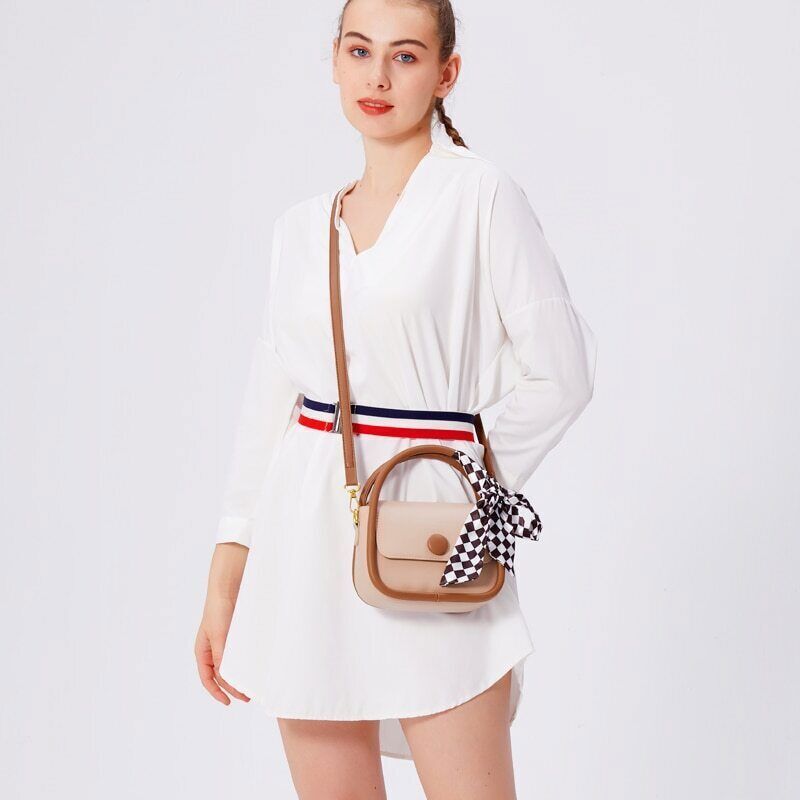 Shoulder Bag Women PU Leather Handle Handbag Female Classic Women Crossbody Bag