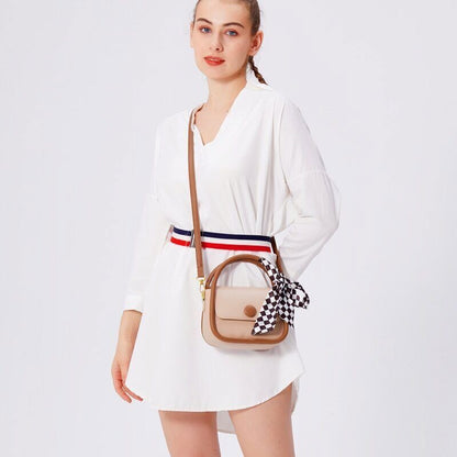 Shoulder Bag Women PU Leather Handle Handbag Female Classic Women Crossbody Bag