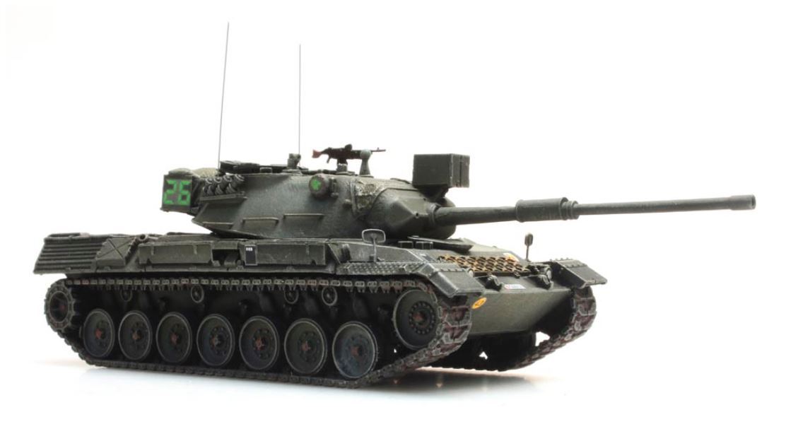 ARTITEC Leopard I Belgian army 1/87 FINISHED MODEL TANK