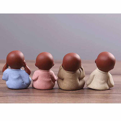 Small Buddha Statue Monk Purple Clay Tea Pet Figurine Crafts Y DkFFAUMDAUJCAUt1