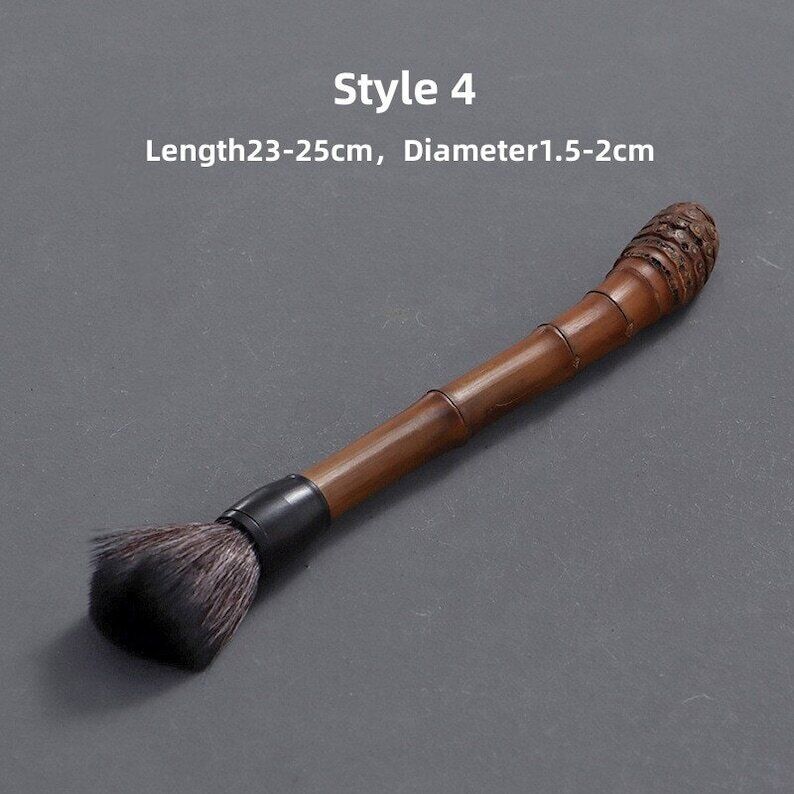 Natural Bamboo Tea Brush|Tea Accessories|Pot Brush|Tea Pet Brush