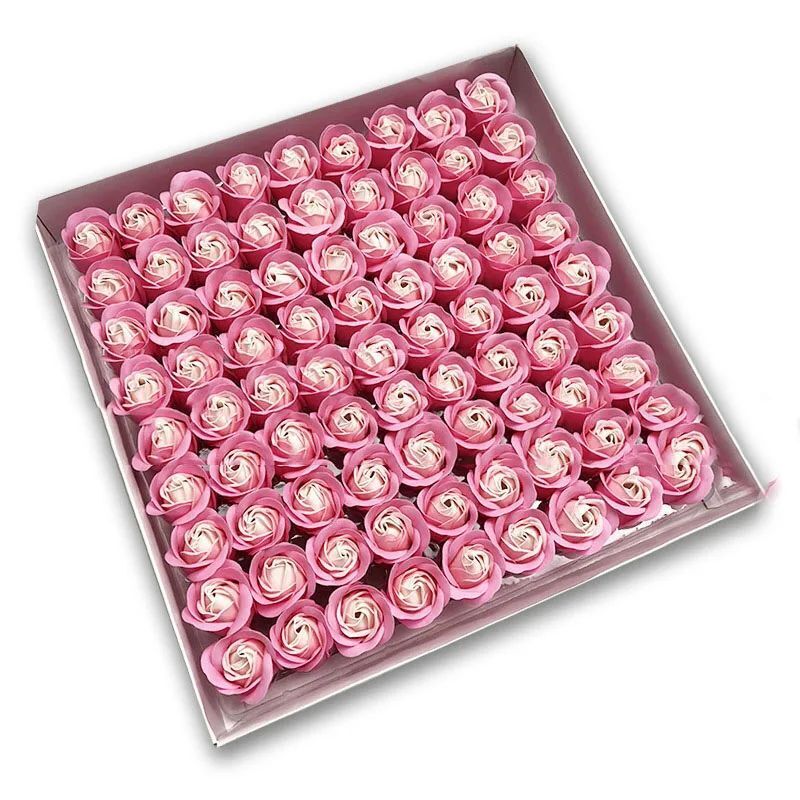 Bath Soap 81Pcs Lot Rose Flower Body Floral Scented Valentines Day Gift Holding