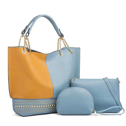 Women Bag 3PCS Fashion Design, PU Handbags Shoulder Crossbody, Christmas Gift