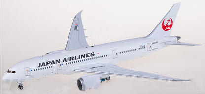 1:200 SQ Wings Japan Airlines B787-8 JA844J Passenger Airplane Diecast Model