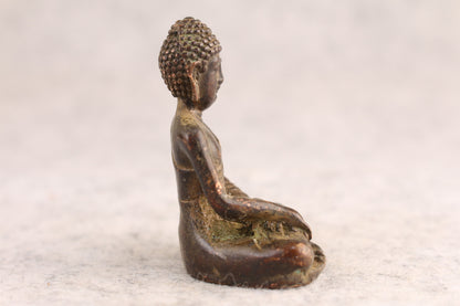China Bronze mini Statue Buddh Tabletop mini statue Figurine Home Decor Gift