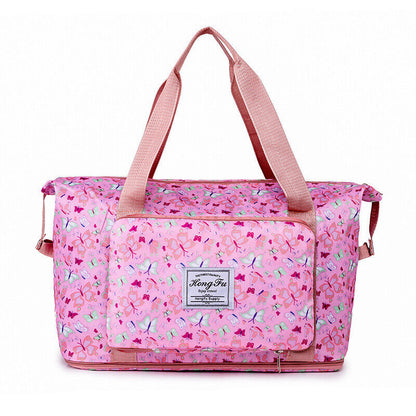Printed Dry Wet Separation Gym Bag Extensible Waterproof Travel Sports Fitness