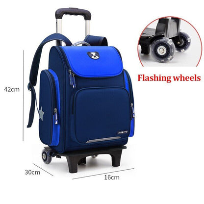 Student School Bag Backpack Bag School Backpack Wheeled Bag Trolley Wheels