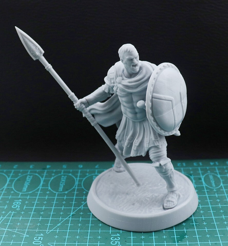 1/24 resin figures model Spartan Warrior Unassembled Unpainted