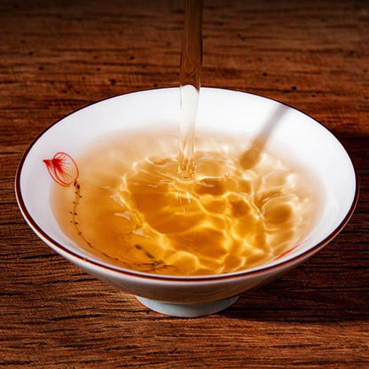 357 克云南门海古树 2019 普洱茶生茶蛋糕 Qizi 蛋糕茶 -