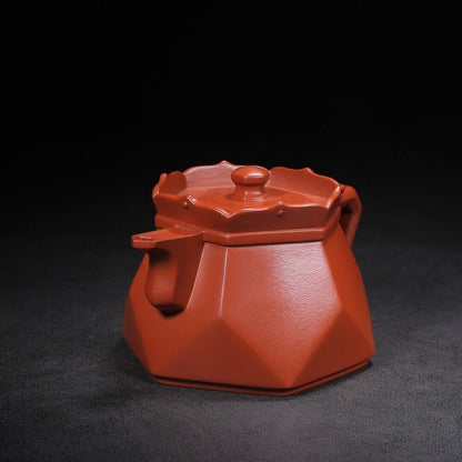 Chinese Yixing Zisha Clay Handmade Exquisite Teapot （僧帽 底款：得一日闲为我福）