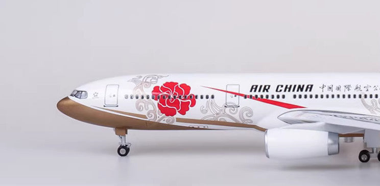 47CM 1:135 AIR CHINA AIRBUS A330 Passenger Airplane Landing Gears Resin Model