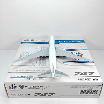1:400 JC Wings STATE OF KUWAIT BOEING B747-8 Passenger Airplane Diecast Model