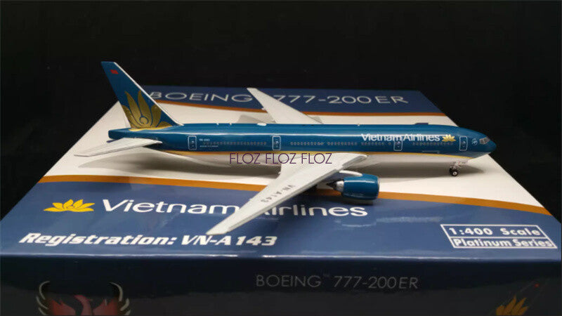 Phoenix Vietnam Airlines for Boeing B777-200ER VN-A143 1:400 Aircraft Model