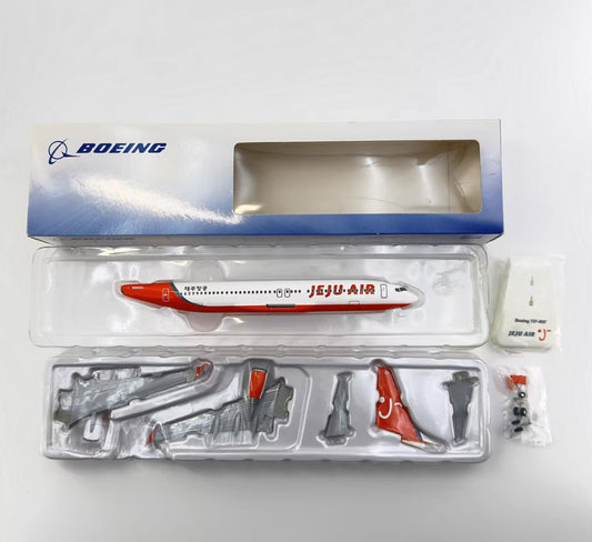 1:200 Hogan JEJU AIR Boeing 737-800 Plane Airplane ABS Plastic Aircraft Model