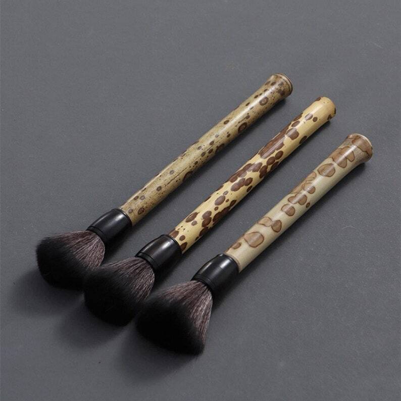Natural Bamboo Tea Brush|Tea Accessories|Pot Brush|Tea Pet Brush