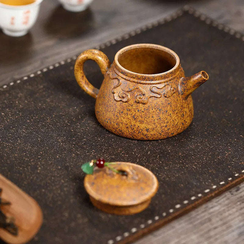 Yixing Zisha Teapot Tradition Handmade Tea Infuser Kettle Chinese Teaware 180ml