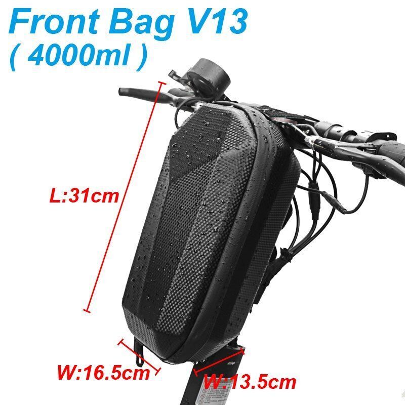 Electric Scooter Bag Phone Holder Waterproof Accessories Bicycle Front 3L 4L 5L