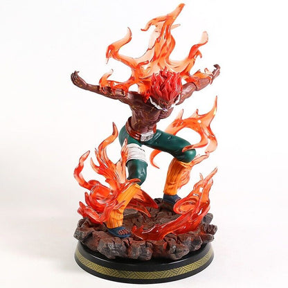 Anime Naruto Shippuden Might Guy Eight Gates PVC Action Figure Model Toy Statue