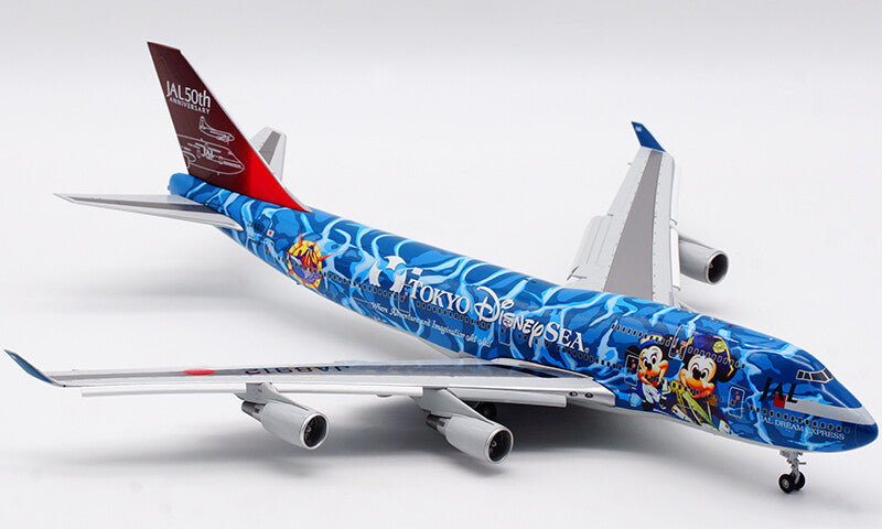 1:200 JC Wings JAL Boeing 747-400 Passenger Airplane Diecast Aircraft Model