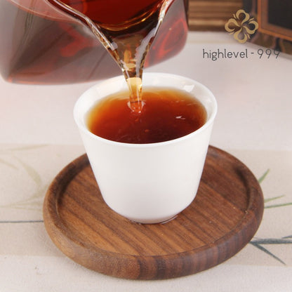 200g Ripe Pu'er Tea Yunnan Menghai Banzhang Ancient Tree Fermented Pure Tea