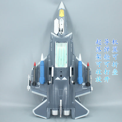 1:30 50CM Shipborne Fighter Jets Plane Airplane Diecast Military Aircraft Model