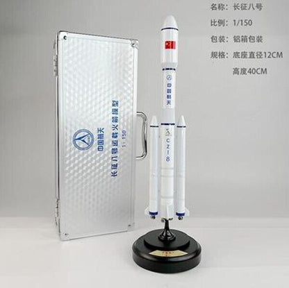 1:150 40CM China Long March 8 CZ-8 Carrier Rocket Diecast Aerospace Model