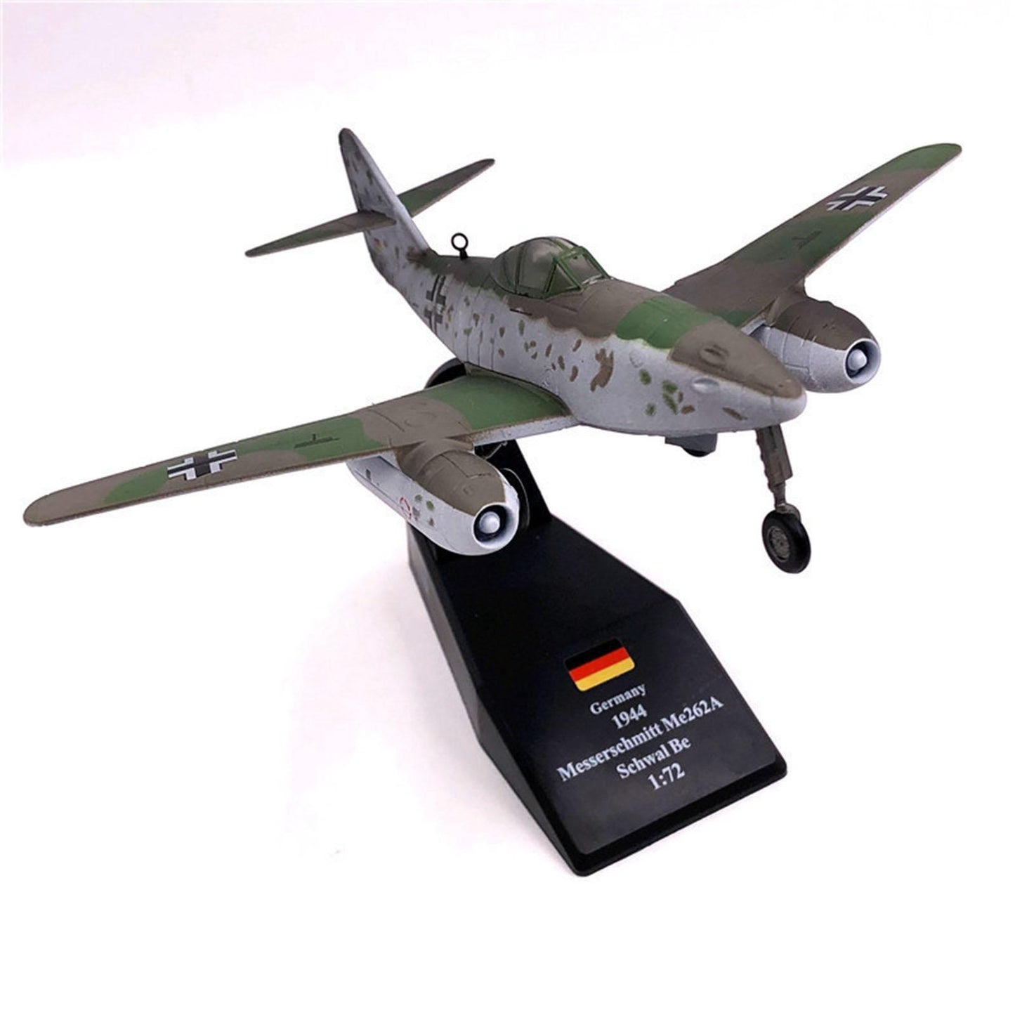 1/72 Fighter Airplane Diecast Model with Display Stand for Decor