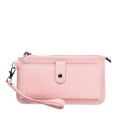 Wallet Multifunctional Synthetic Leather Long Wallets Clutch Buckle Zipper 1 PC