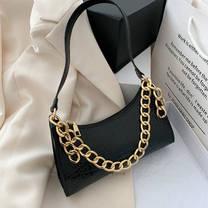 Women's Bag Pattern PU Leather Tote Shoulder Bags Women Texture Zipper Handbags