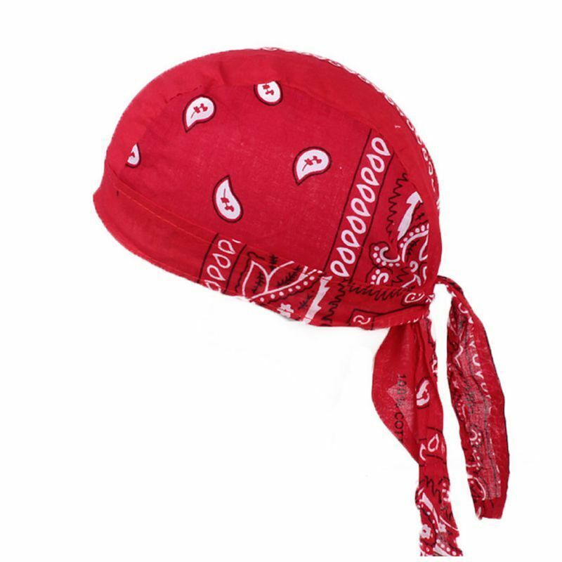 Cycling Head Scarf Quick Dry Bandana Hat Bike Cap Summer Running Riding Cotton
