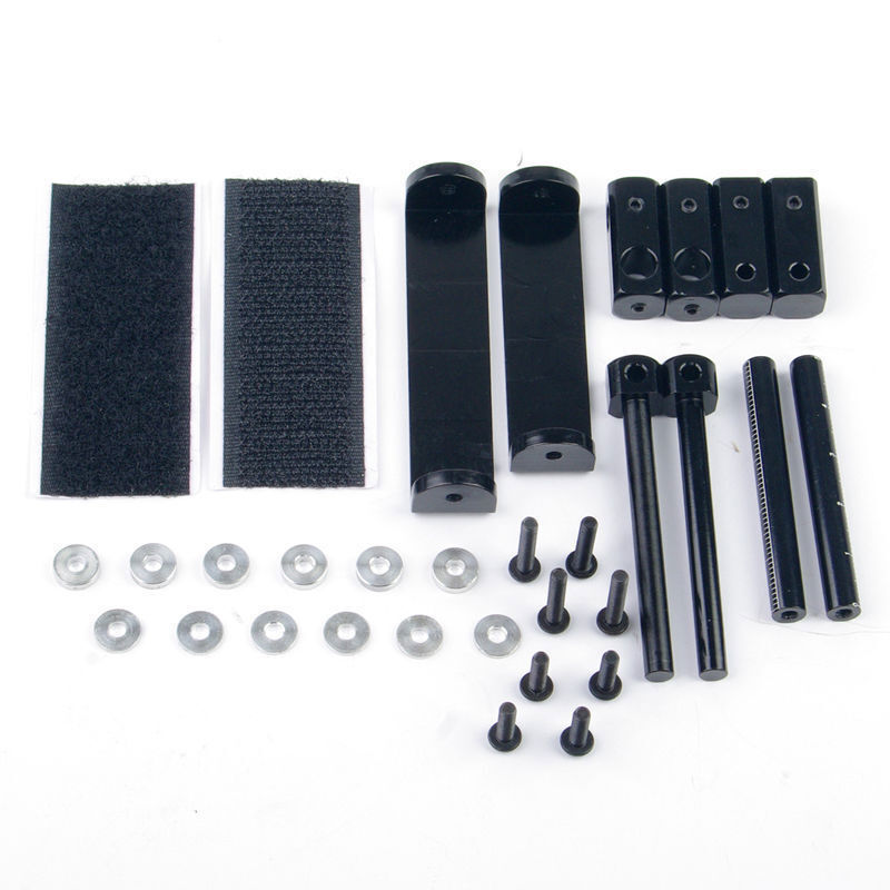 1:10 HSP Racing RC Car Metal Adjustable Stealth Body Shell Mount With Magic Tape