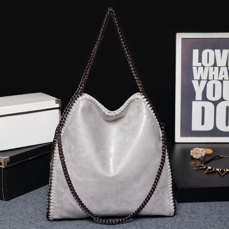 Frosted Material Handbag Woven Foldable Shoulder Women Multi-Funcation Bag Big