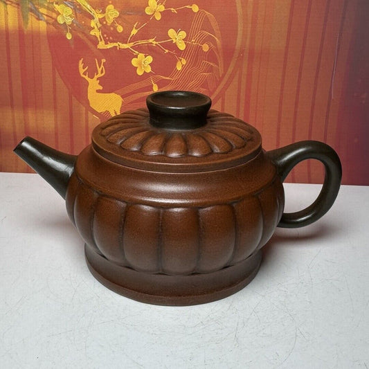Vintage Chinese Yixing Purple Clay Teapot Zisha Ceremony Fashion Gift Teaware