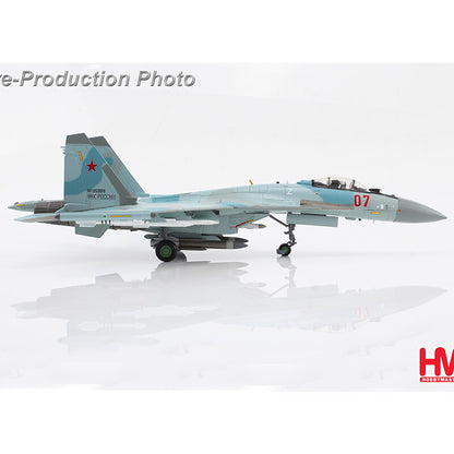 HM 1/72 Russian Air Force Su35S Side Guard E Fighter Model Red 07 Syria
