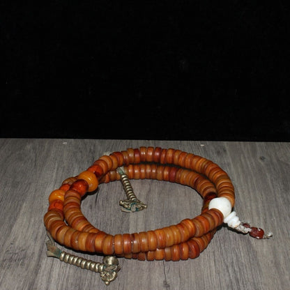 Tibetan 108 Beads Mala Bracelet Necklace Prayer Beads Buddhist Jewelry