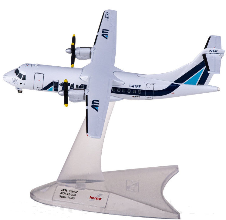 1:200 Herpa Aero Trasporti Italiani ATR-42-300 Airplane Diecast Aircraft Model