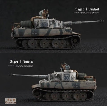 1/72 Quenched German Tiger Tank Ear Tiger Leningrad Finished Model No Solider