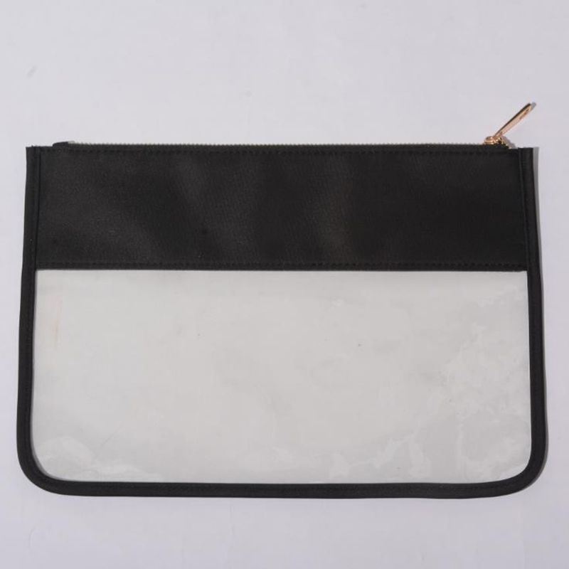 Transparent PVC Cosmetic Bag Clear Travel Make up Bag Pouch Snacks Bag Organizer