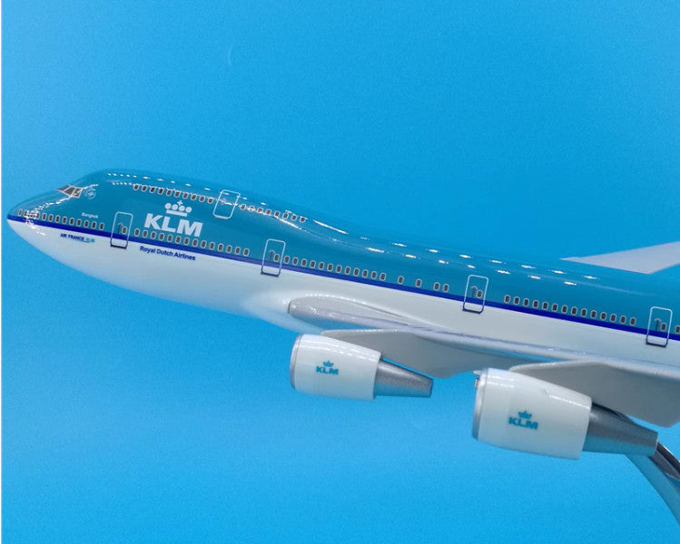 47CM 1:150 KLM BOEING 747-400 PH-BFB Passenger Airplane Resin Aircraft Model