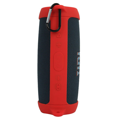 Red Silicone Case Cover Travel Protector For JBL Charge 5 Bluetooth Speaker
