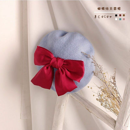 Caps Berets Princess Kids Girls Lovely Beanies Hats Spring Autumn Winter Toddler