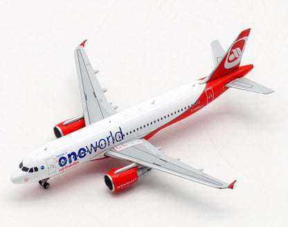 JC Wings AIR BERLIN ONE WORLD AIRBUS A320 D-ABHO 1/400 diecast model aircraft