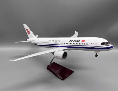47CM 1:82 AIR CHINA COMAC C919 Passenger Airplane Landing gears Resin Model