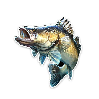 Personality Car Styling Decals Fish Reflective Car Stickers PVC Auto Ornaments