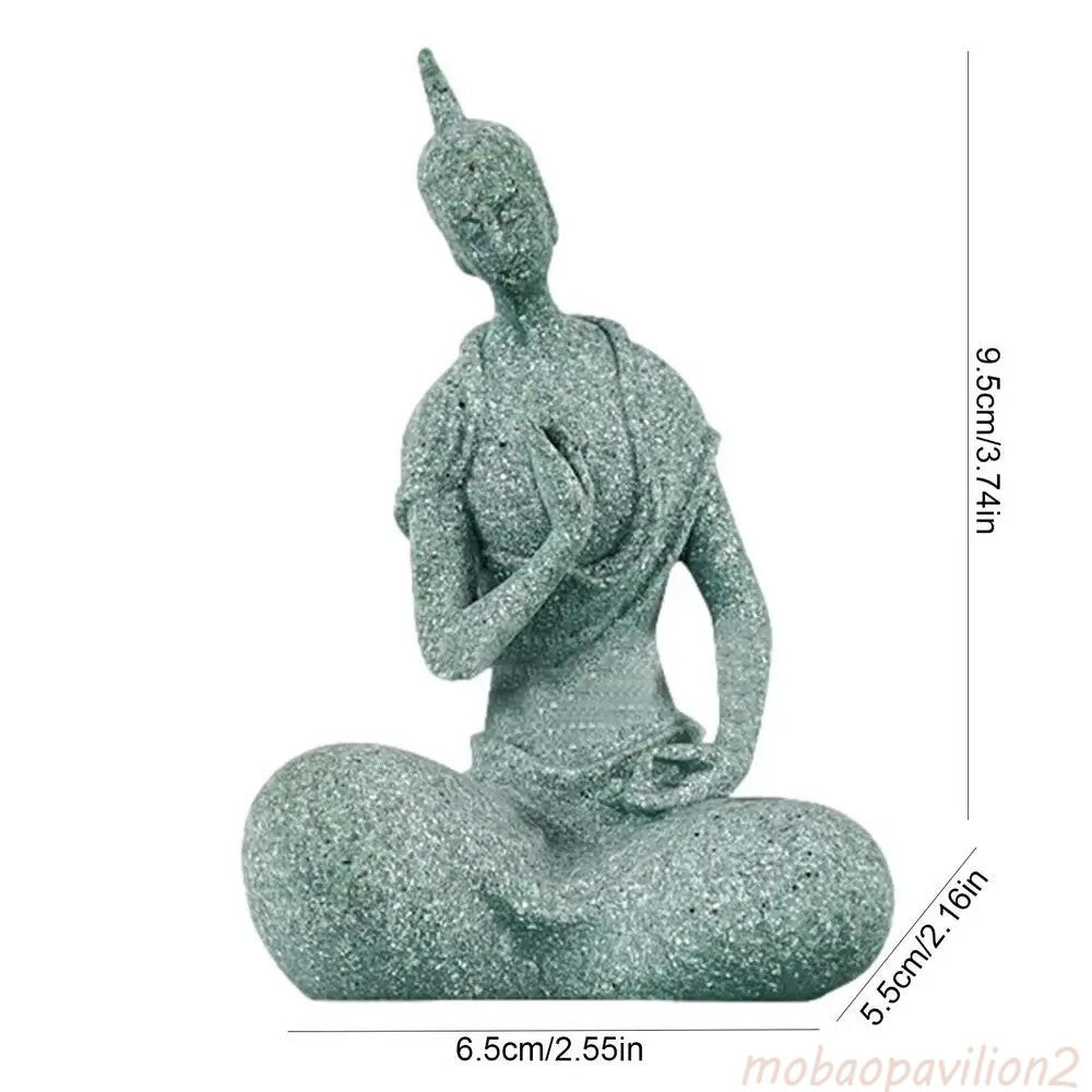 New Zen Desktop Buddha Statue Decorations Sculpture Originality Home Design