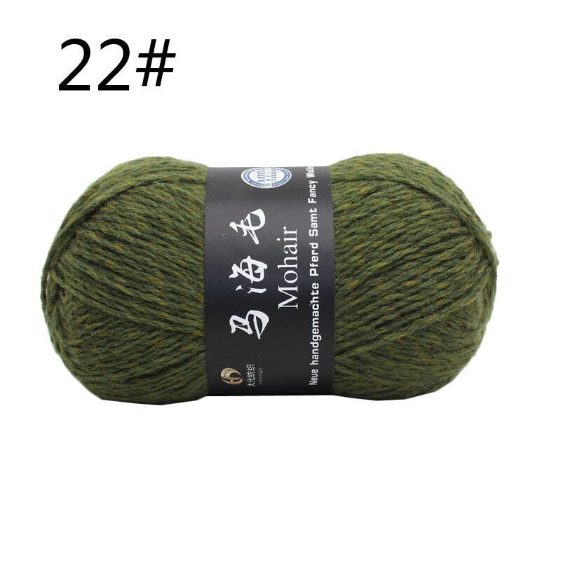 Hot Sale 100g Soft Mohair Cashmere Yarn Thick Woven Knitting Wool Crochet Yarn