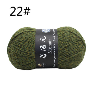 Hot Sale 100g Soft Mohair Cashmere Yarn Thick Woven Knitting Wool Crochet Yarn