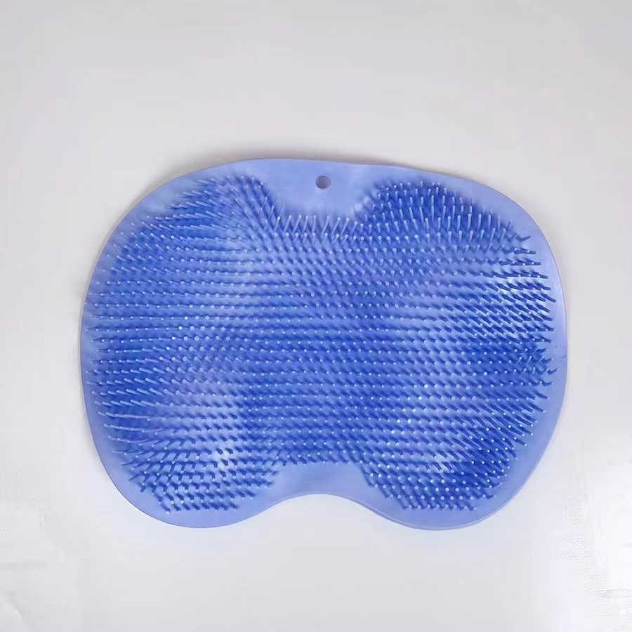 Foot Back Scrubber Exfoliating Silicone Massager Pad Cleaning Mat Bath Shower
