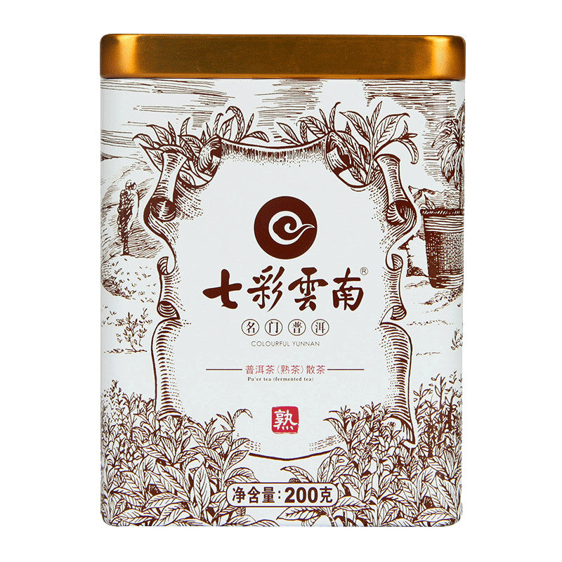 COLOURFUL YUNNAN Original Mingmen Pu-erh Tea Loose Tea Ripe Puer Pu'er 200g